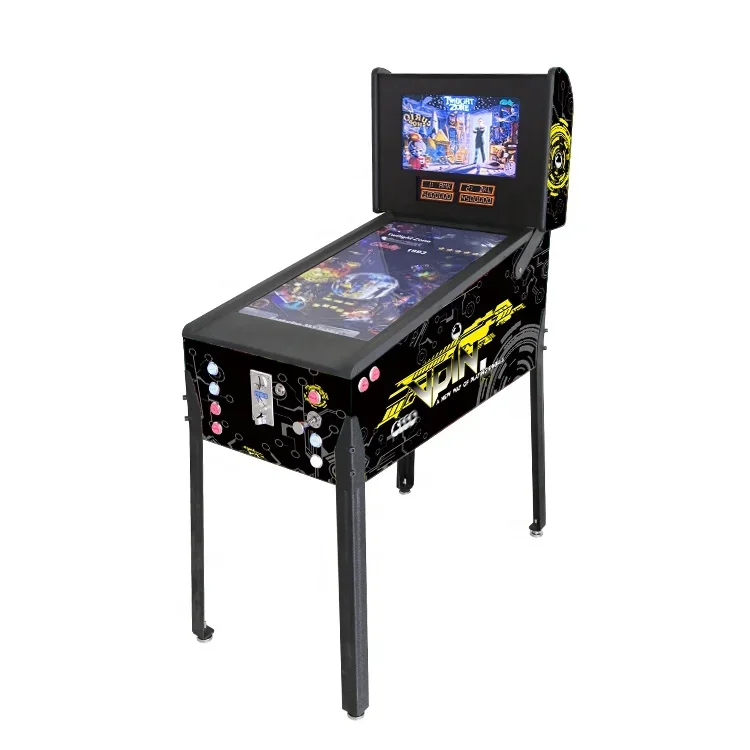 -Table Virtual Pinball Machine Coin Operated Arcade Video Game Machine Virtual Pinball Game Machine