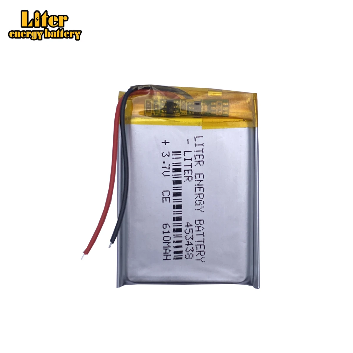 3.7V,610mAH,[453438] Polymer lithium ion / Li-ion battery for MP3,MP4,SPEAKER,bluetooth,GPS,toy,smart watch