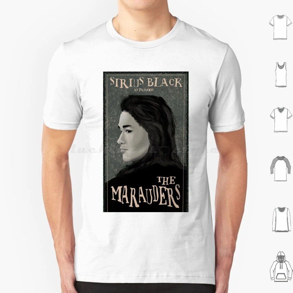 

Футболка с плакатом The Marauders 6xl, хлопковая крутая футболка Dirius, черная, семейная, горячая, счастливая, забавная