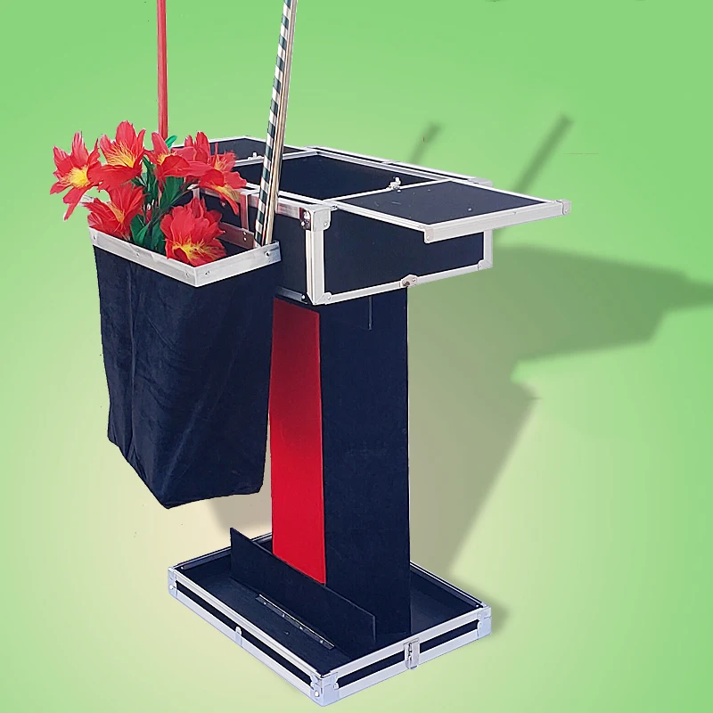 

Складная основа и футляр для переноски Magic Trick Illusion Table | Профессиональный портативный сценический стол для выступлений фокусника с реквизитом