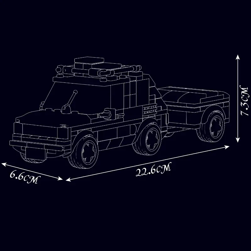 MOC 126P على الطرق الوعرة مغامرة مركبة اللبنات 393 قطعة في الهواء الطلق مغامرة سيارات نموذج 24074 الجمعية الطوب الصغير لتقوم بها بنفسك اللعب هدية