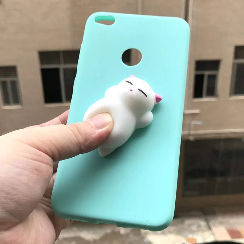 Cover For Huawei P8 Lite 2017 Soft Silicone Case Cute Cartoon 3D Unicorn Cat For Huawei P 8 Lite 2017 / Honor 8 Lite Phone Cases
