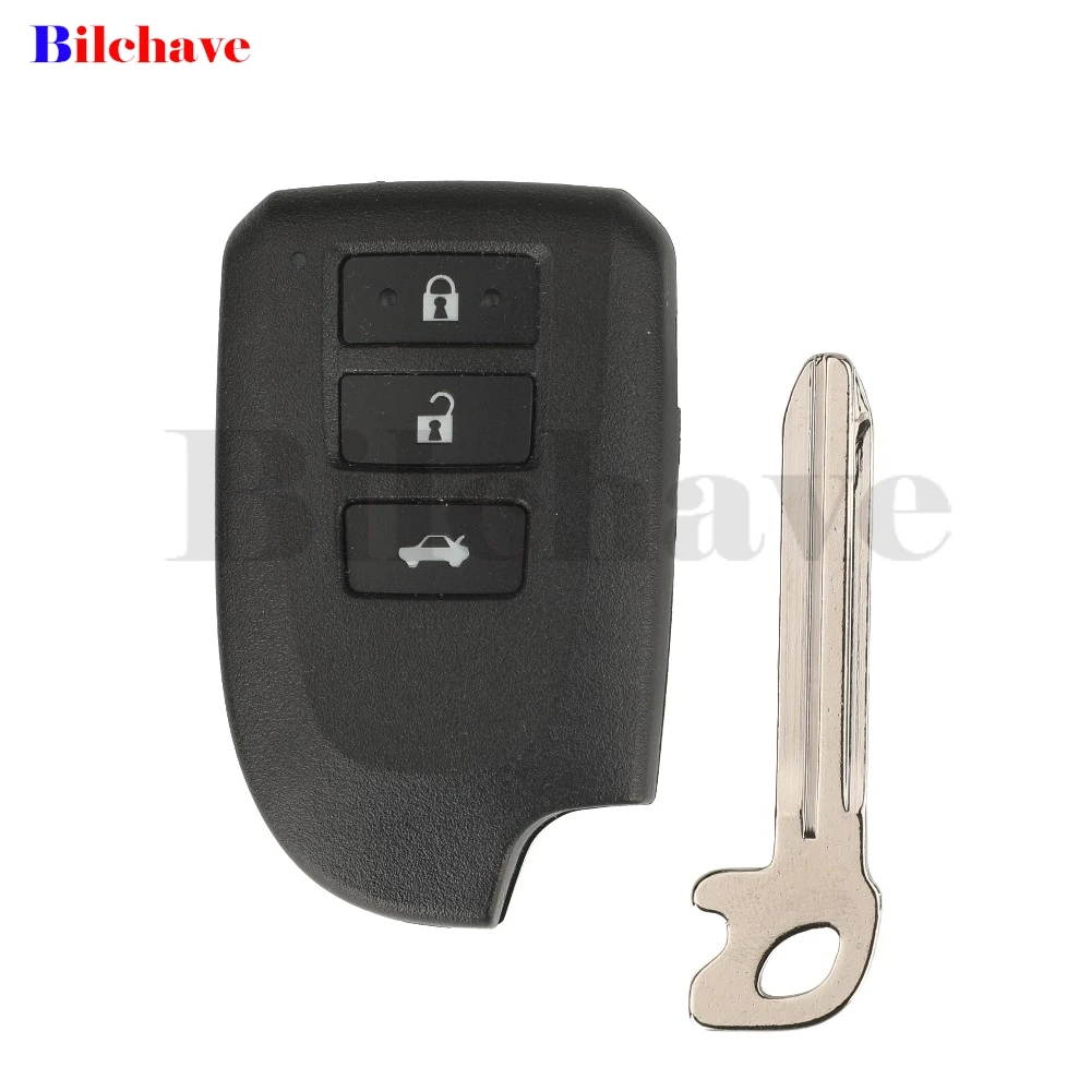 JYQ Ersatz-Smartkey-Gehäuse für Toyota Prote Yaris Hiace Spade Sinnea Vios, inklusive 2 Stück Tastenplatinen als Geschenk. – Detail 2
