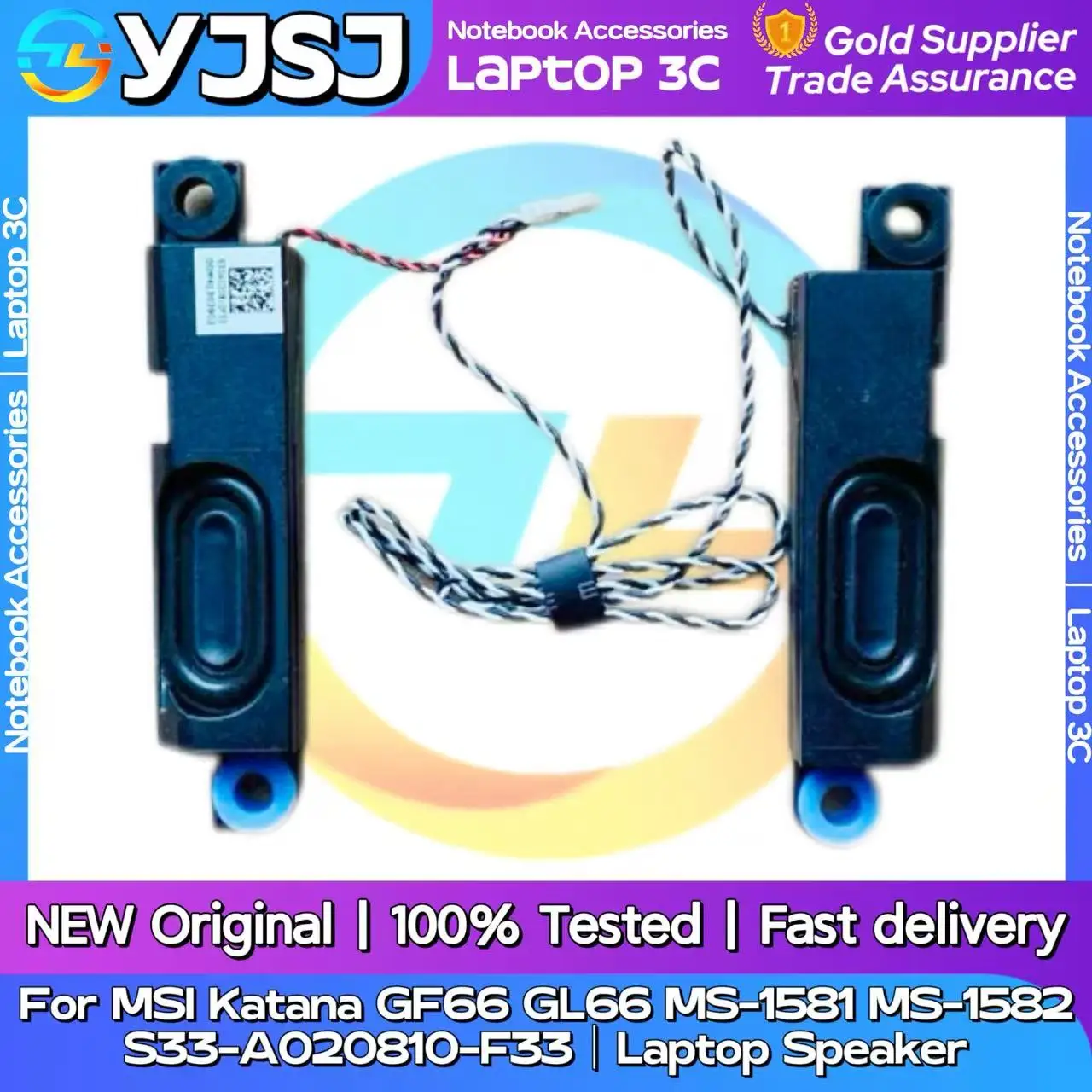 

New Original Laptop Notebook Audio Speaker For MSI Katana GF66 GL66 MS-1581 MS-1582 S33-A020810-F33 built-in speaker horn audio