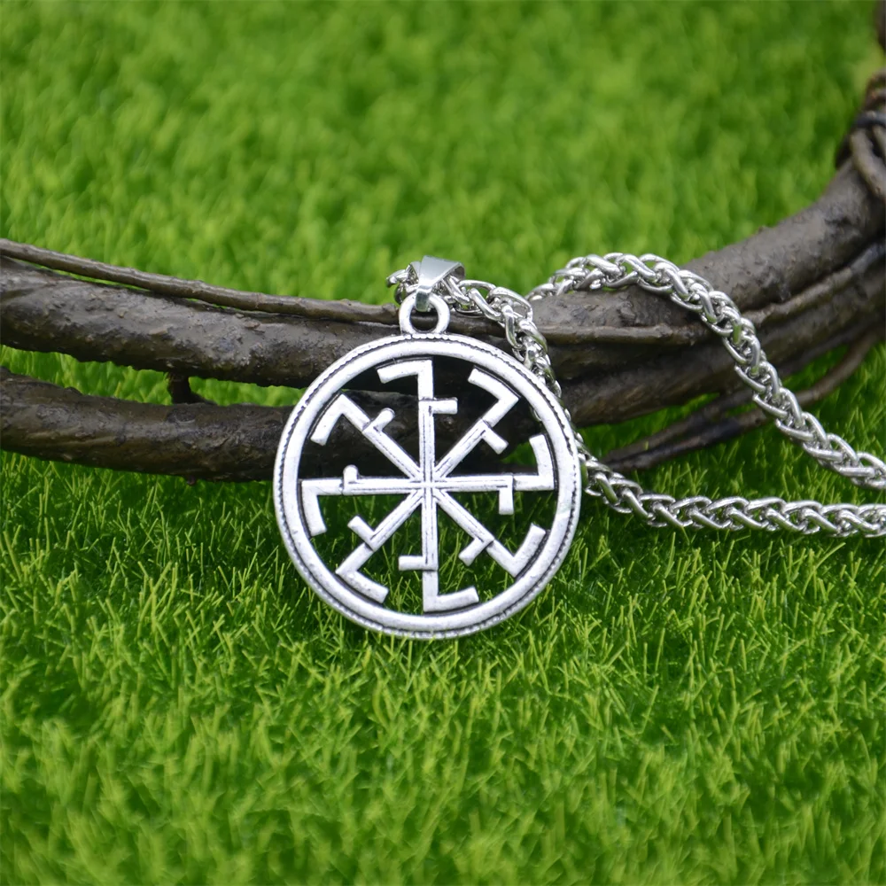 Nostalgia Slavic Kolovrat Pendant Ancient Slavic Amulet Charms Necklaces Pendants Russian Talisman Jewelry Making