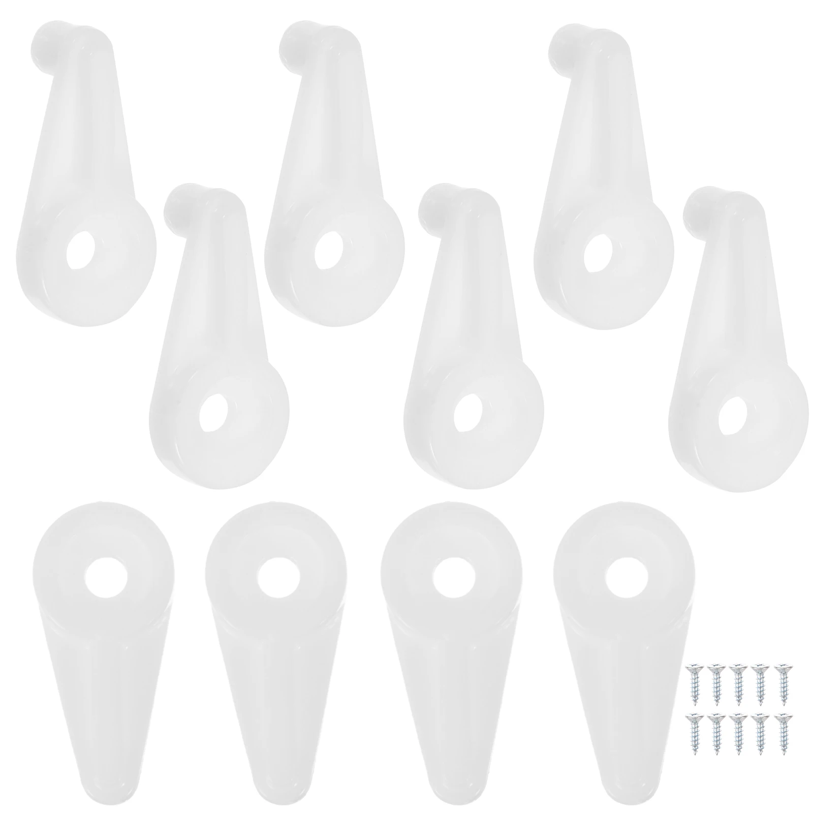 

100Pcs Mirror Clips for Door No Drill Glass Retainer Clips Kit Sturdy Fasteners for Cabinet Wardrobe Closet Door Installation