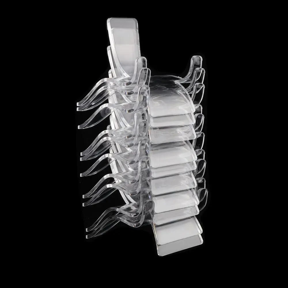 10pcs Coral Acrylic Geodes Small Collectibles Display Holder Supporting Base Mineral Stand Easel