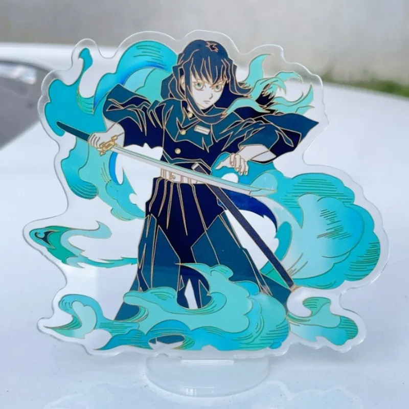Kawaii Demon Slayer Acryl Ornamente Tokitou Muichirou Actionfigur Auto Desktop Dekoration Modelle Geburtstagsgeschenk für Anime-Fans