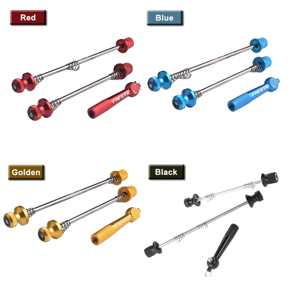 

Bicycle Wheels Locking Security Quick Release Post Stainless Steel Ultralight Anti Theft Skewers Mountain Road Bike Accessories