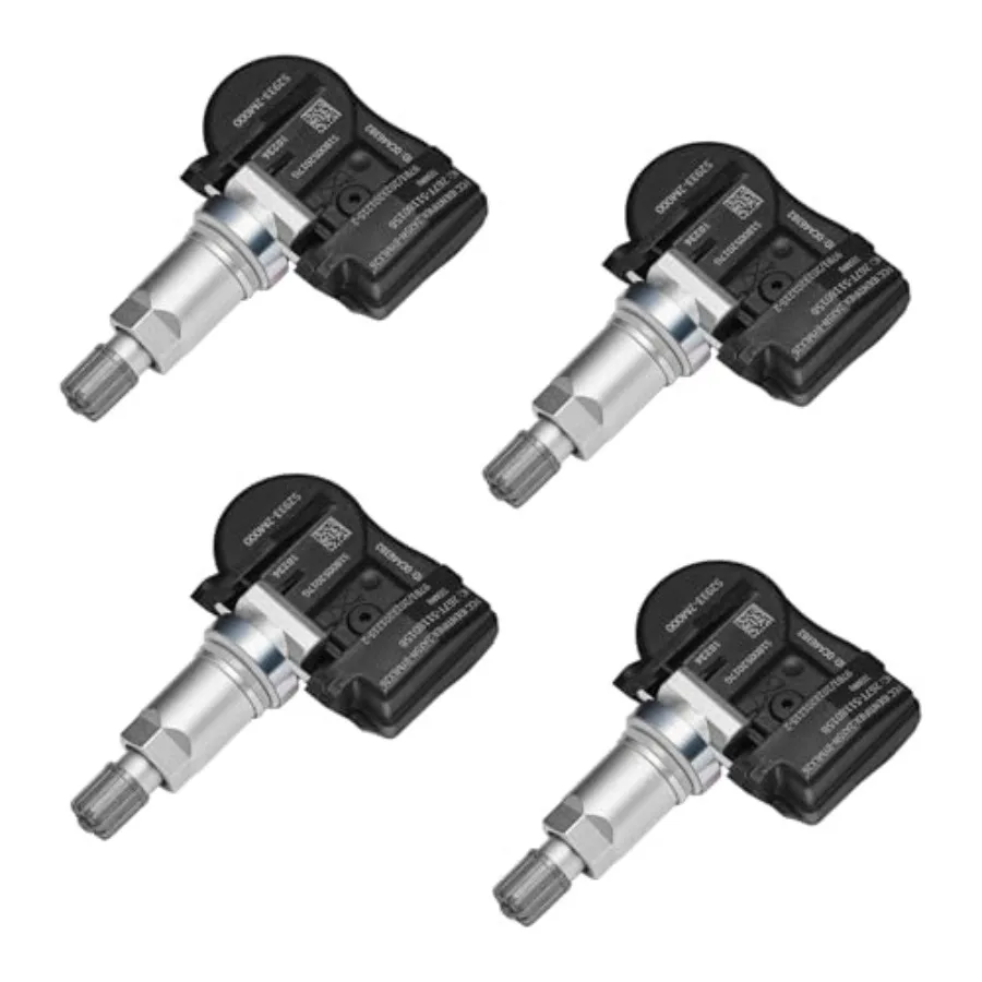 

315 Mhz TPMS Sensor Set of 4 OEM Tire Pressure Monitor System Sensor Compatible for Hyundai and KIA 529332M000 529332M550 52933