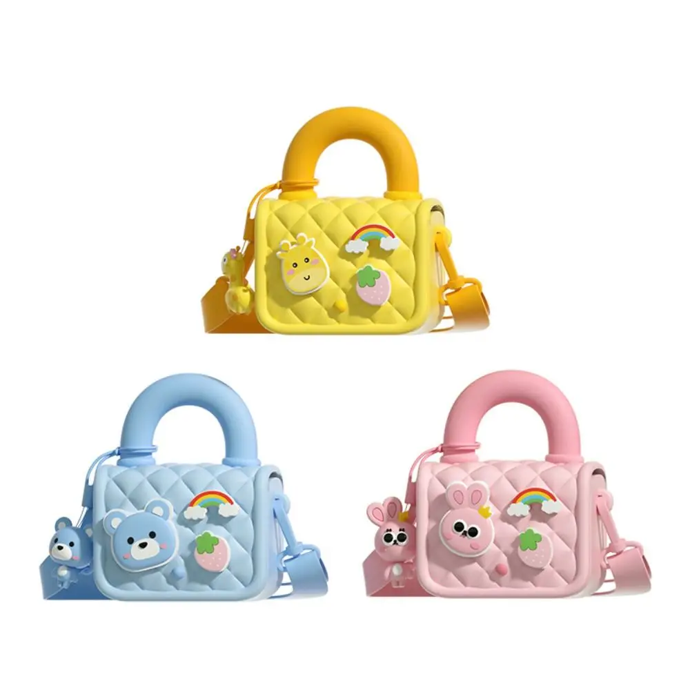 Bolsa de ombro pequena princesa para meninos e meninas, sacola quente, bolsa de moedas, bolsas infantis fofas