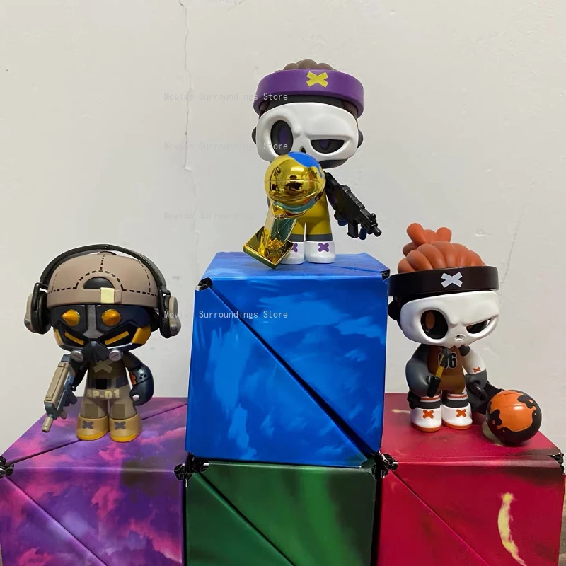 

Mr.Bone Junior First Day Series слепая коробка милые экшн-фигурки куклы загадочная коробка модные игры аниме украшения подарки на день рождения игрушка