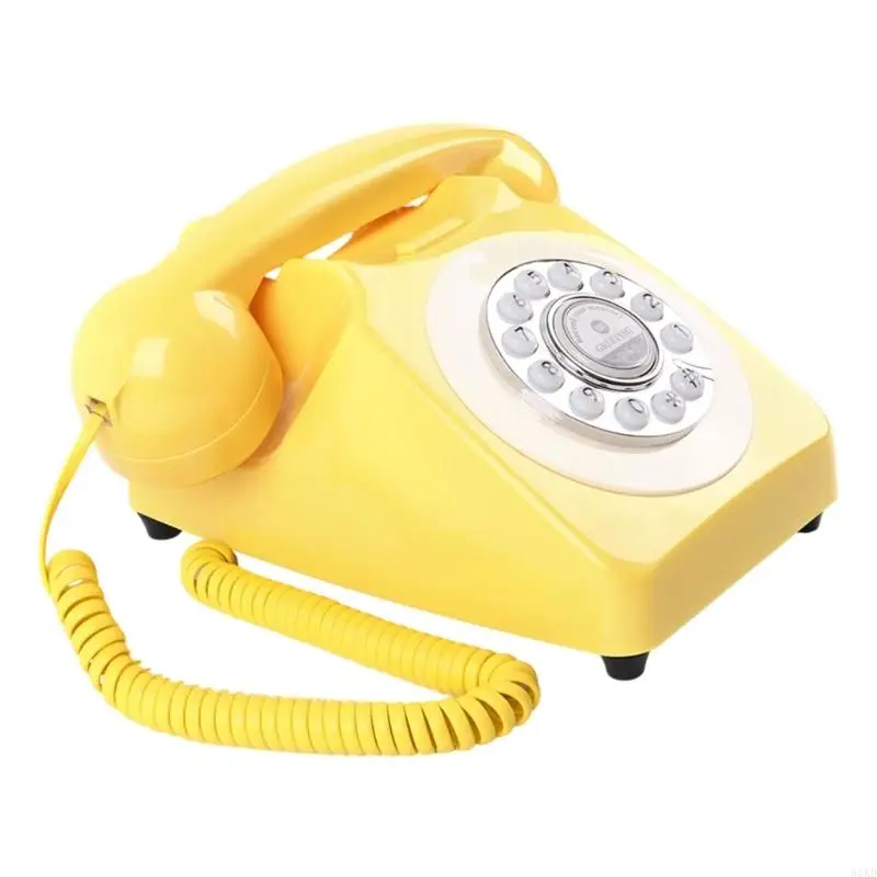 62KD Audios Guest Book Wedding Phone,Customizes Audios Messages Guest Book Alternative Retro Phone for Parties Birthdays Rentals