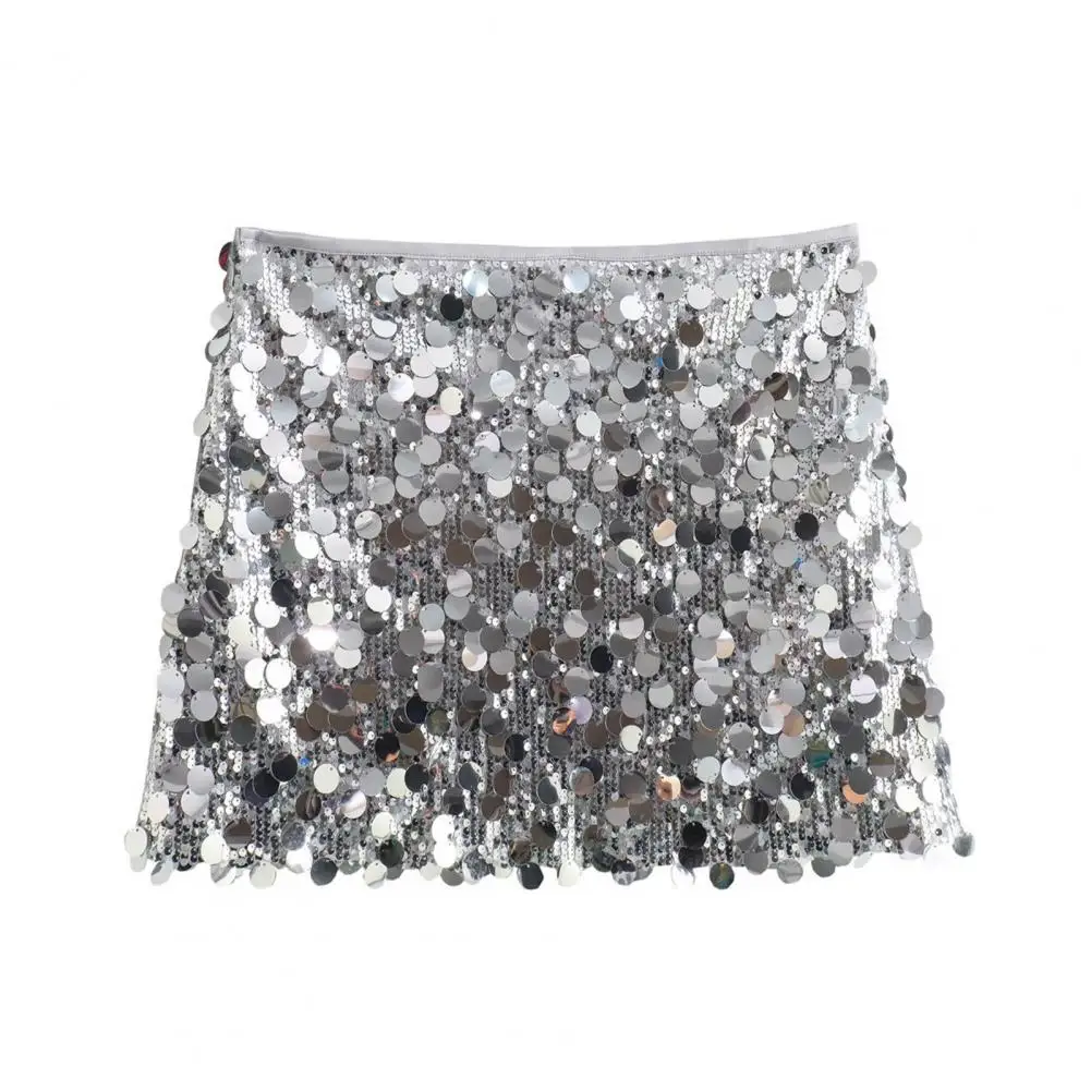 

Mini Skirt For Women Sexy Sequin Short Skirts Vintage Women Clothing Summer Fashion Female Streetwear Skirt Mujer ﻿