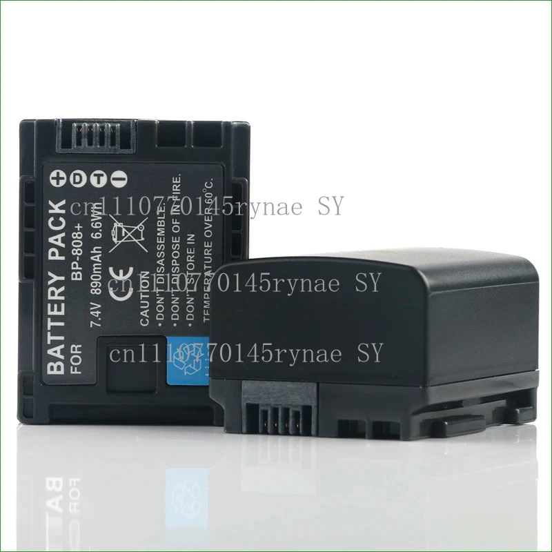 BP-808 BP808 Battery 890mAh Camera Batterie For Canon BP-807 BP-809 BP-819 BP-827 FS10 FS11 FS100 FS21 FS20 FS22 FS200 FS36