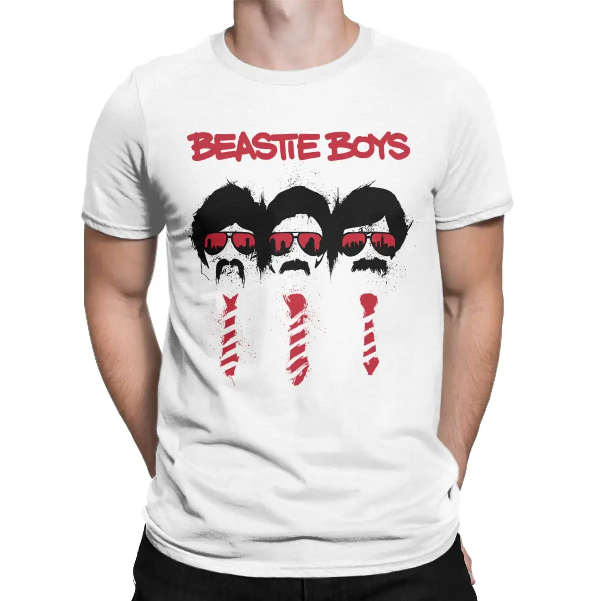 Beastie Boys T-Shirt for Men Novelty Cotton Tee Shirt Crewneck Short Sleeve T Shirts Gift Idea Clothing