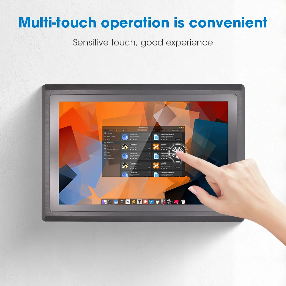 15 Inch Full Ip67 Waterproof Industrial Panel Pc Touch All-In-One Pc For Smart Home