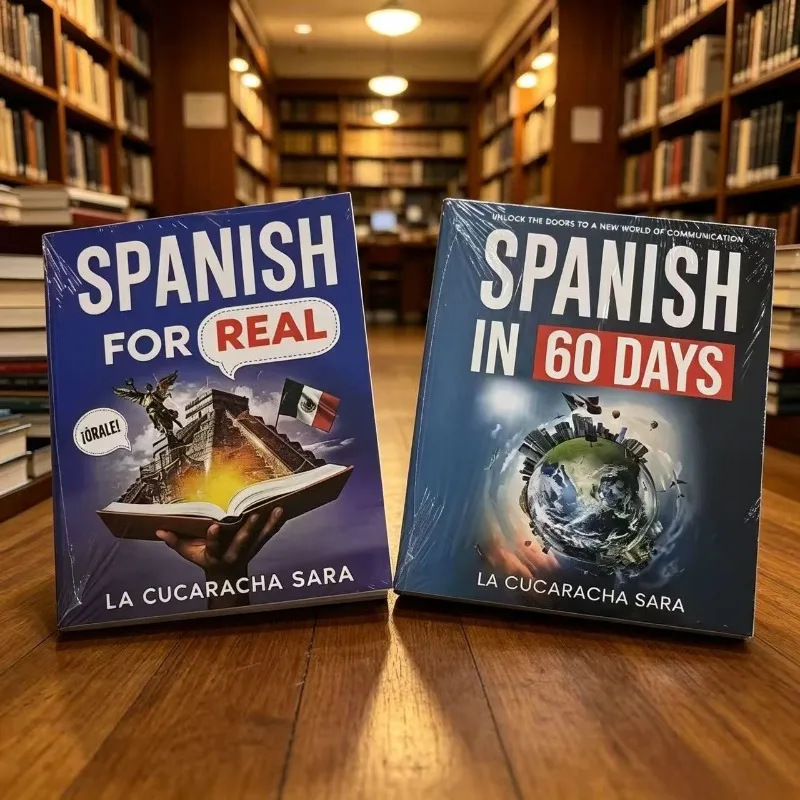 Spanish in 60 Days & Spanish for Real Book Set, Self Study Spanish Language Learning Book for Beginners Books