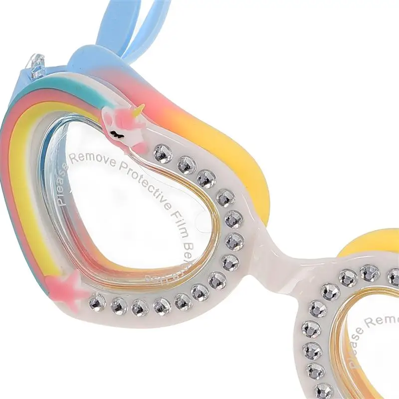 Swimming Goggle for Children Kids Swim Eye Protector Heart Shape Swim Goggle Toddlers Goggle