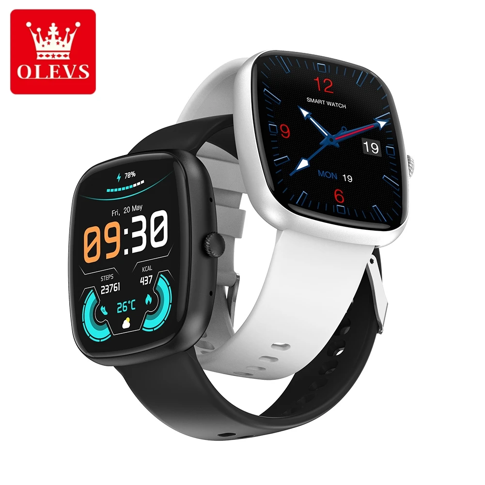 OLEVS brand can only use smart watches, wine barrel shaped high-definition Bluetooth calls, sleep monitoring, intelligent voice