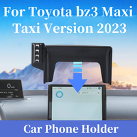 For Toyota Bz3 Maxi Taxi Version 2023 Car Mobile Phone Holder Wireless Charger 360 Rotation For Car Auto Interior Accessories
