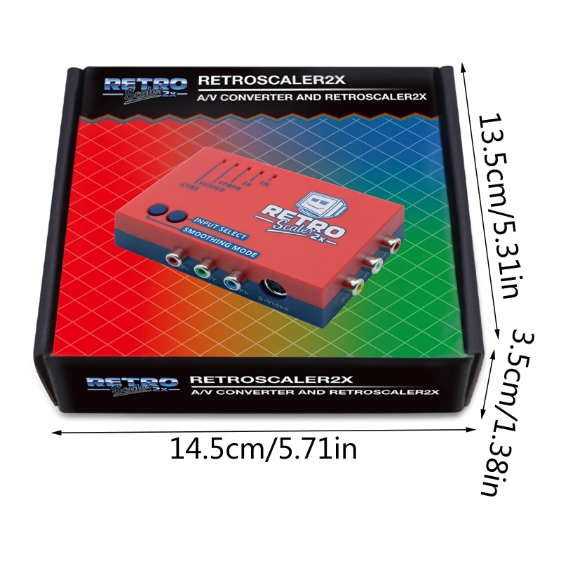 RetroScaler2X A/V-HDMI 호환 변환기 및 PS2/N64/NES용 라인 더블러 Dropship