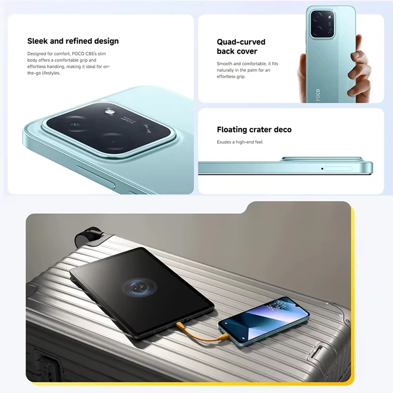 POCO C85 6GB/128GB 8GB/256GB NFC الإصدار العالمي للهاتف الذكي كاميرا 50MP بطارية 6000mAh #6