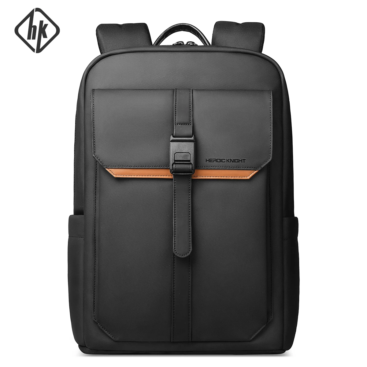 HK Men's Backpack Flap 15.6“ Laptop Backpack Water-Resistant Casual Daypack Durable Work-pack Large School Bag Travel Rucksack