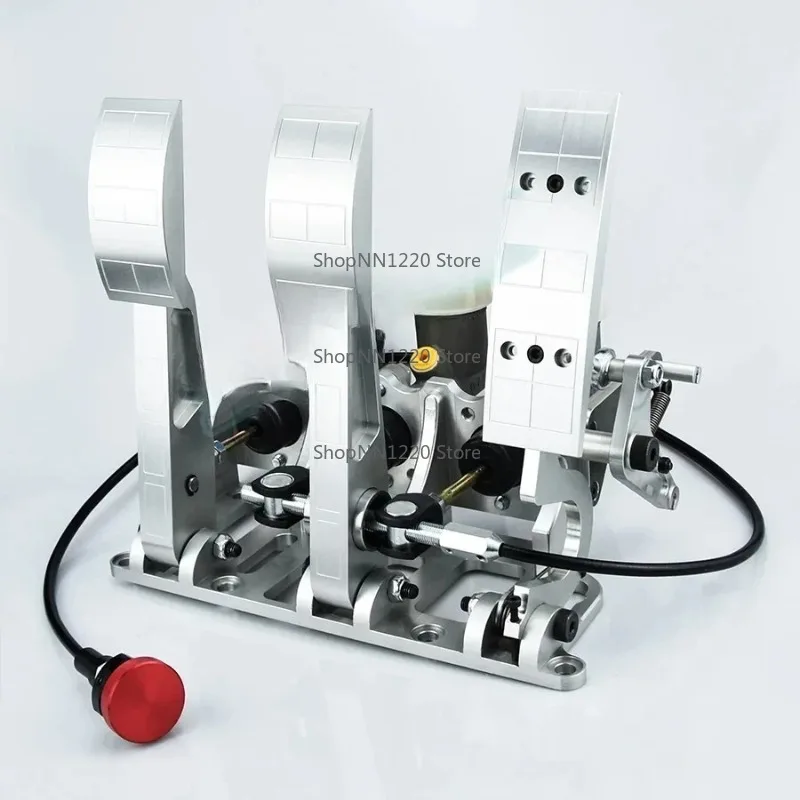 

Customizable Adjustable Universal Aluminum Racing Car Pedal Assembly Brake Pedal Box With Remote Cable