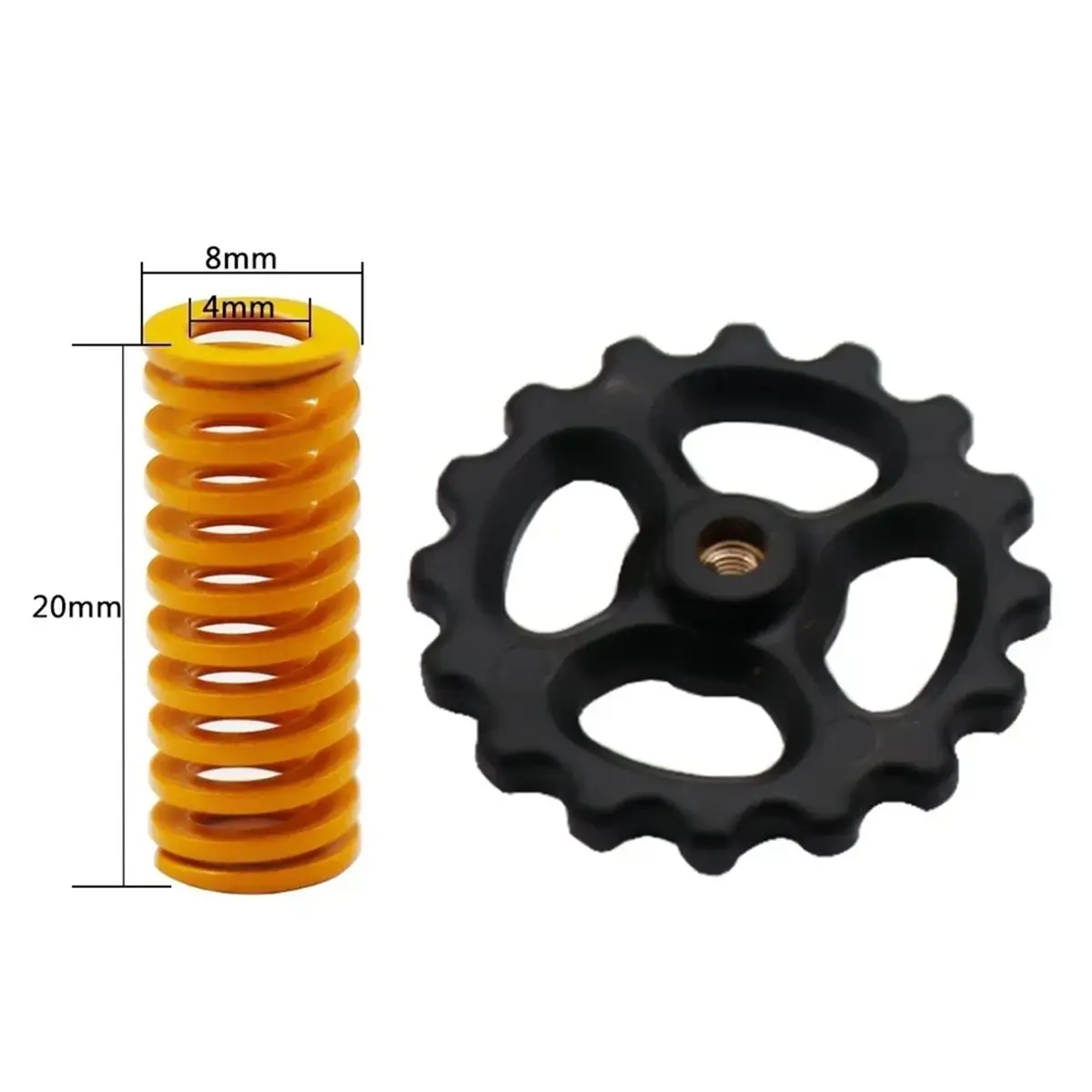 Heated Bed Spring Leveling Kit+M3x35 &Nut Prusa I3 Mk2/Mk3 X S Hotbed DIY Leveling Modules A