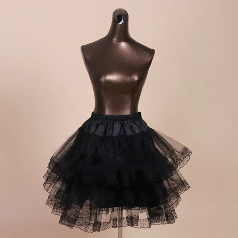 Branco ou preto laço curto flor menina crianças pettycoat crianças para criança tule menina underskirt crinoline pettycoat