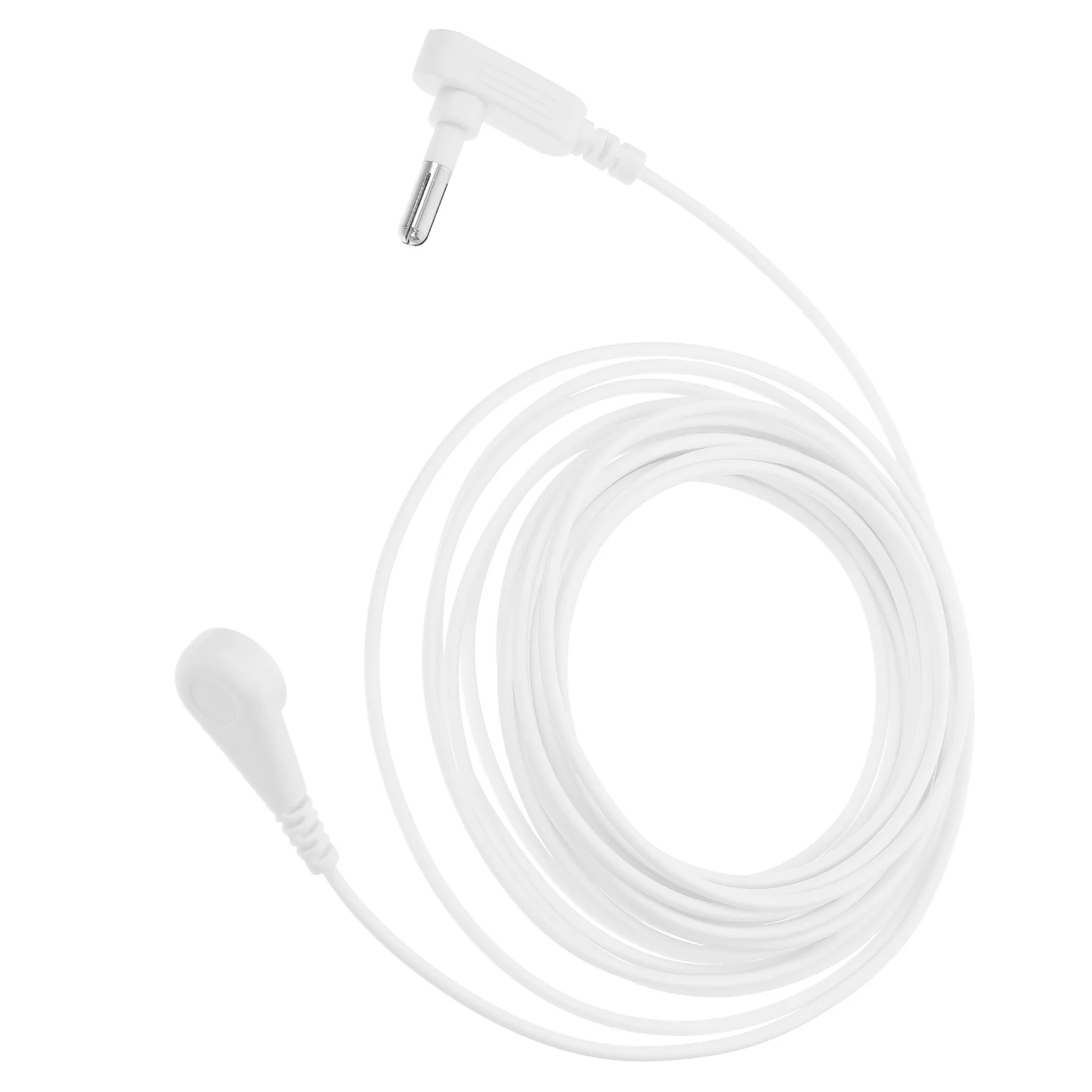 Medical Grounding Wire White Universal Ground Cable For Earthing Mats Sheets Pads Wristbands Pillowcases Grounding Cord