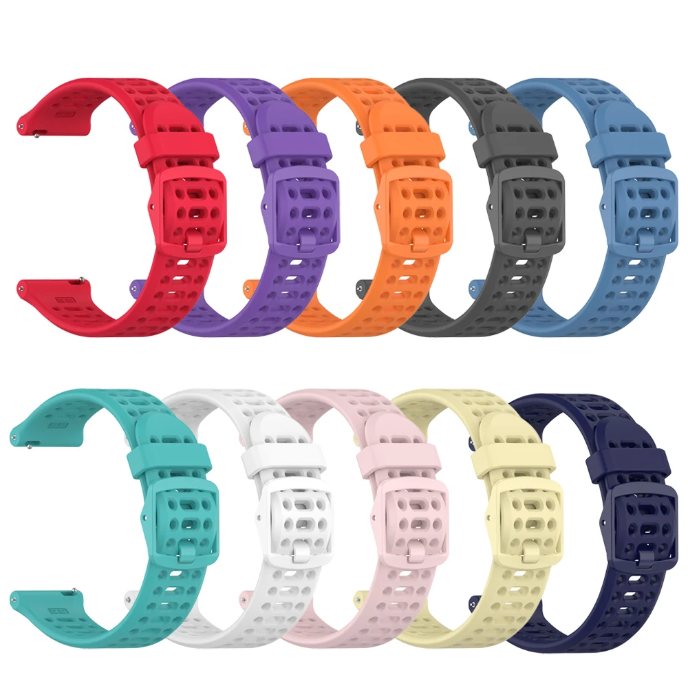 22mm Silicone Soft Strap For COROS PACE 4 Breathable Band For COROS APEX 4 42mm 2 Pro 46mm/PACE Pro 3 Sports Bracelet Watchbands image 5