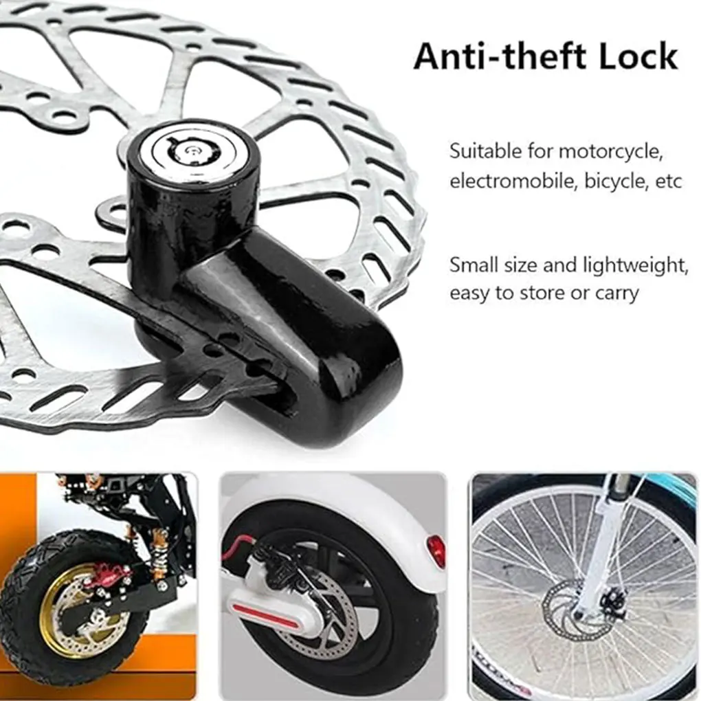 قفل فرامل قرص السكوتر، قوي ومتين، تطبيق واسع، آمن وموثوق، سهل التركيب