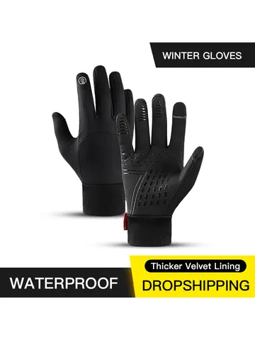 Gran oferta, guantes para correr para deportes al aire libre de invierno, guantes cálidos para pantalla táctil, gimnasio, Fitness, guantes de dedo completo para hombres y mujeres, guantes mágicos tejidos
