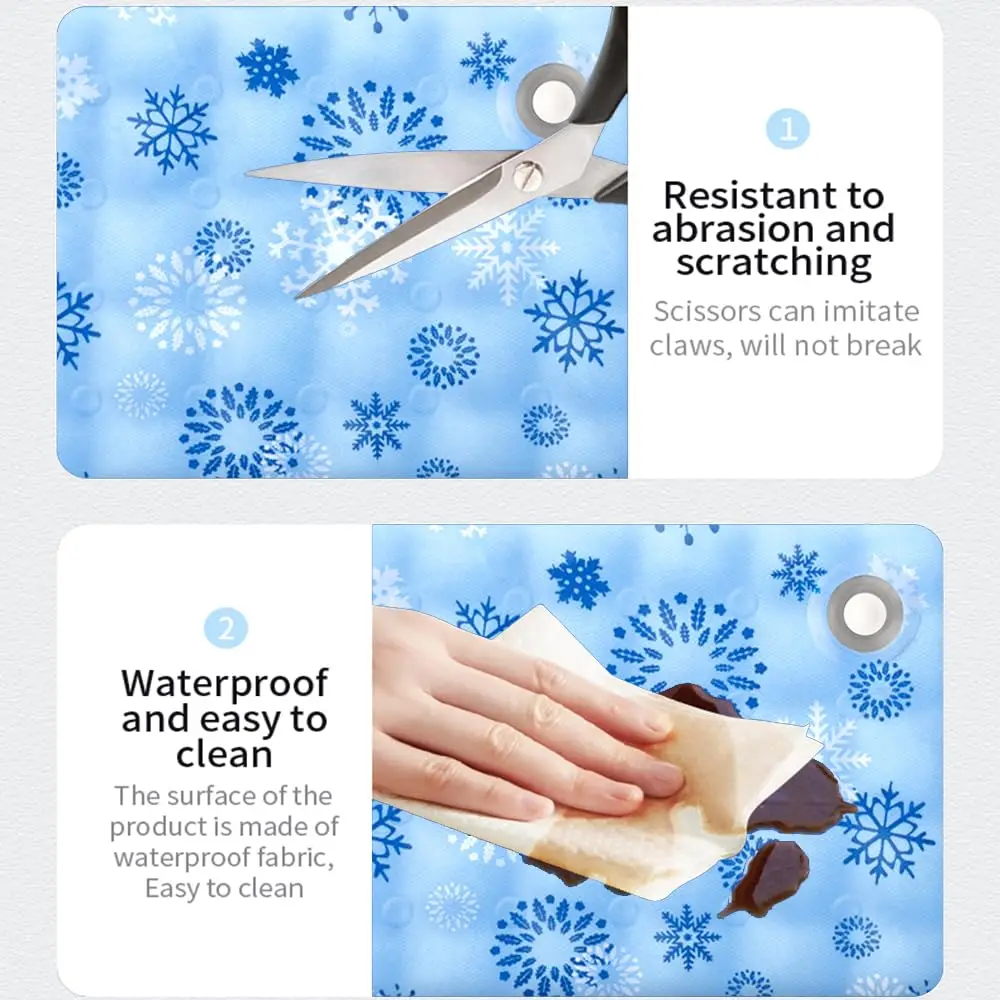 Foldable Cooling Mat for Dogs Washable Cat Cooling Pad Waterproof Self-Cooling Pad for Cats, Pets in Summer Water Needed view 4