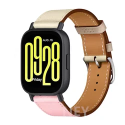 Leather Loop Strap for Redmi Watch 5 Lite Band for Redmi Watch 5 Active Xiaomi Watch S4 Wristband Replacement 20-22mm Bracelet
