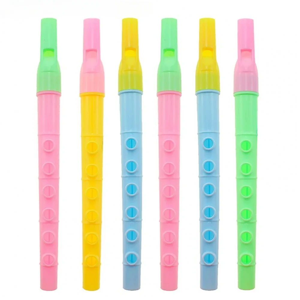 5/10Pcs Creative Musical Toy Small Kids Flute Toy Burr-free Entertainment Parent-child Interactive Pipes Musical Whistle Toy