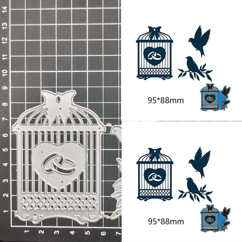 

Birdcage Metal Cutting Dies Diy Scrapbooking Photo Album Decorative Embossing Paper Card Crafts