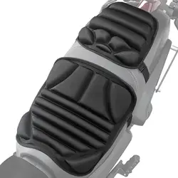 2pcs Motorcycle Seat Gel Pad Cushion Motorcycle Seat Pad Shock-Absorbing Breathable Seat Cover 3D Universal For Riding