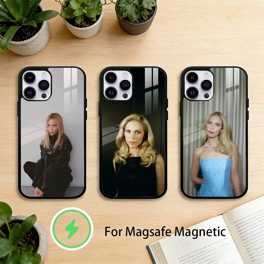classic B-brittany snow     Phone Case For iPhone 17 16 15 14 13 12 Pro Max Plus for Mirror Wireless Magnetic Cover
