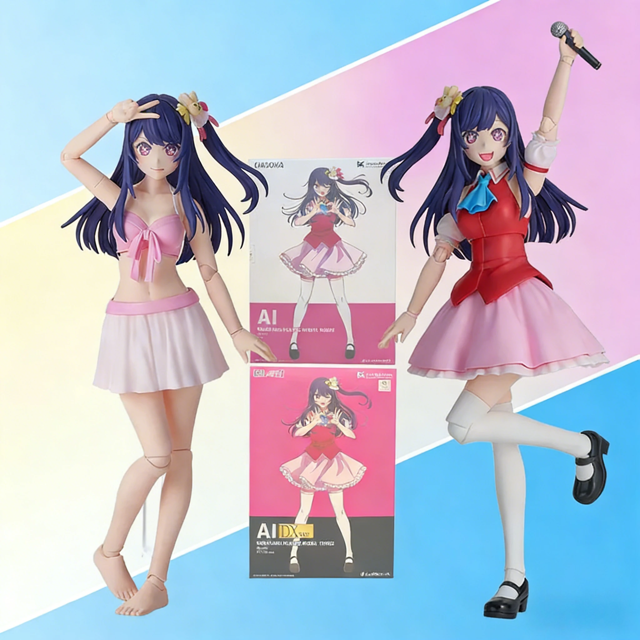 

KADOKAWA Original Plastic Model Series The Recommended Child Xiao Ai Anime Assembly Action Figure Collectible Model Toy