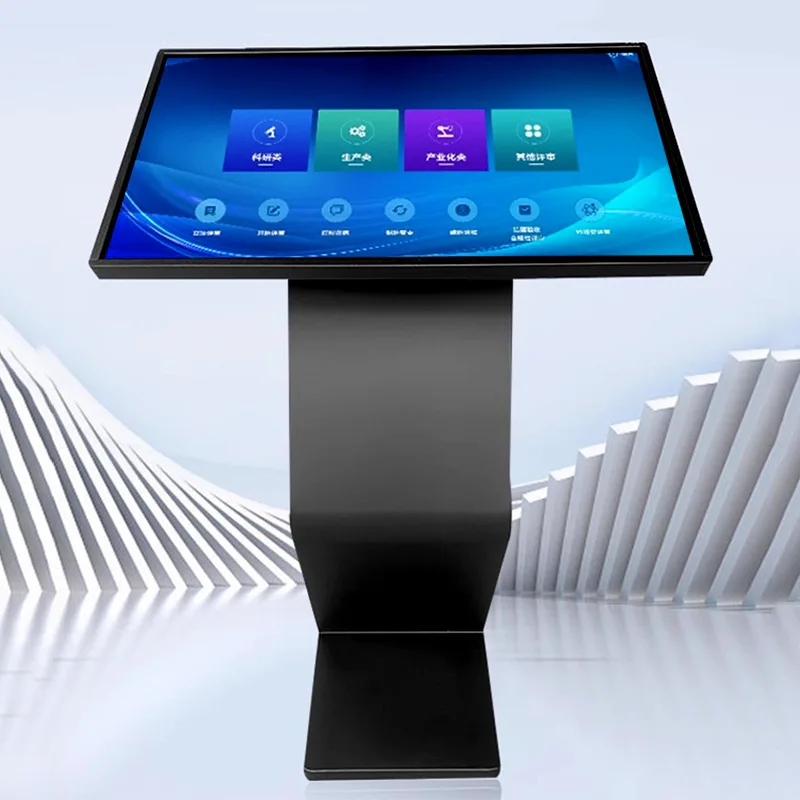 Self-Service Digital Horizontal LCD Interactive Touch Screen Indoor Information Kiosk For Shopping Mall & Retail Store