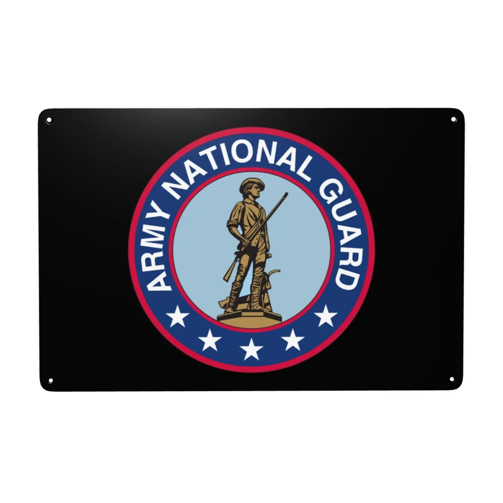 Жестяные знаки с печатью армии США, Национальная гвардия, винтажный металлический Железный знак для дома, бара, кофейни, кухни, комнаты, Настенный декор 8x1