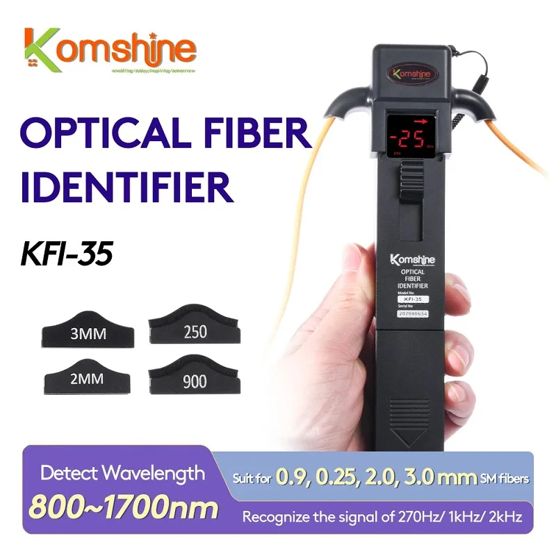 Handheld Liver Fiber Optic Identification Instrument Cable Signal Direction Identifier Metal Housing