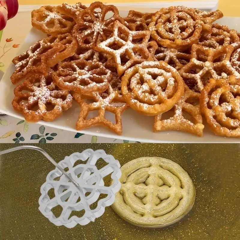 Achappam Mold Frying Tools Cookie Maker Molds Metal Rosette Maker