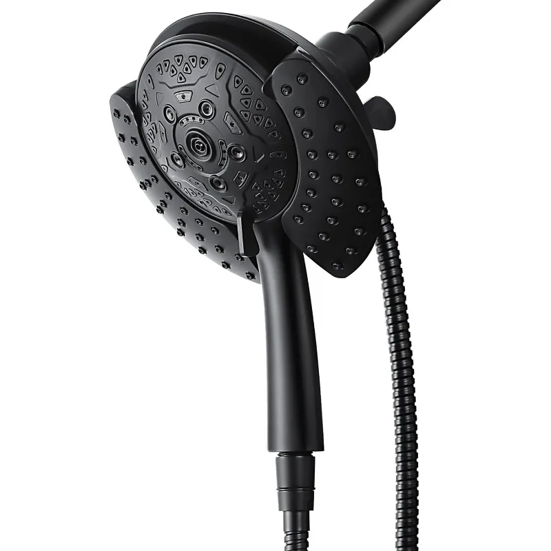 

Shower Head with Handheld High Pressure: 2-IN-1 Shower Head with 7.2" Rainfall Shower Head & Handheld
