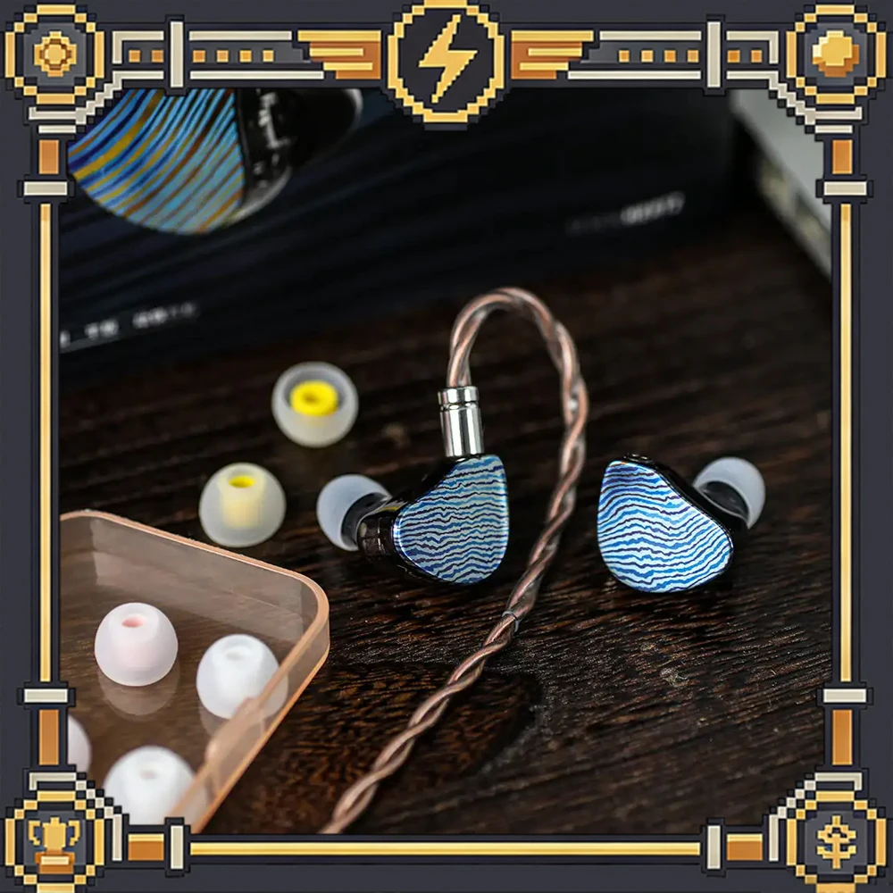 

7Hz Aurora 1 DD+1 Planar +2 BA Аудиофильные внутриканальные Hi-Fi наушники с возможностью замены кабеля