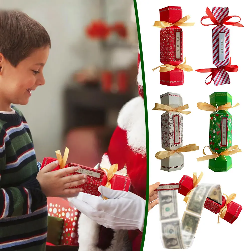 المال سحب خارج صندوق عيد الميلاد حامل المال سحب الحقيبة النقدية سحب صناديق عيد ميلاد سعيد حصالة فريدة من نوعها لقضاء عطلة #2