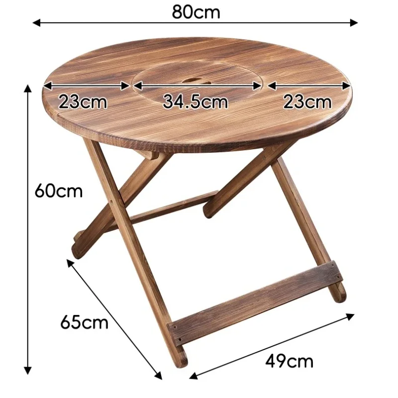 Folding barbecue table, household brazier, charcoal stove portable